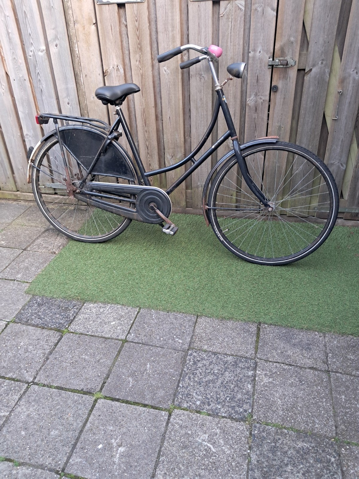 Omafiets of stationsfiets. €25,-, Fietsen en Brommers, Fietsen | Dames | Omafietsen, Ophalen, Terugtraprem, Gebruikt, 56 cm of meer
