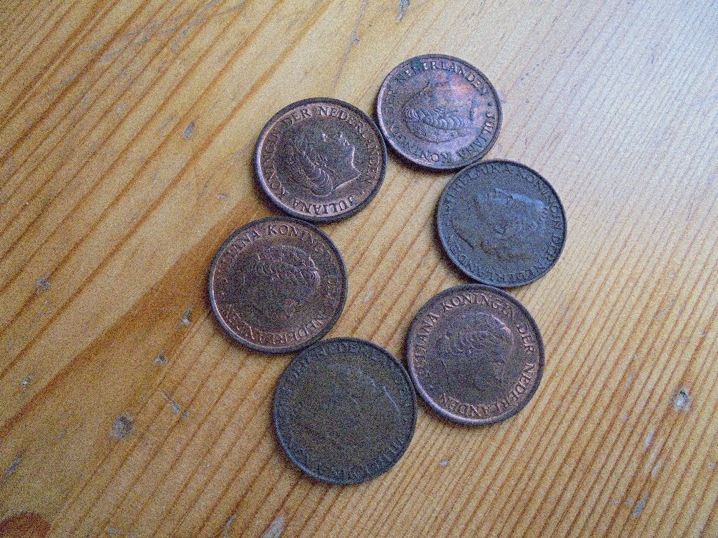 6 stuivers, Postzegels en Munten, Ophalen of Verzenden, Koningin Beatrix, 5 cent, Losse munt