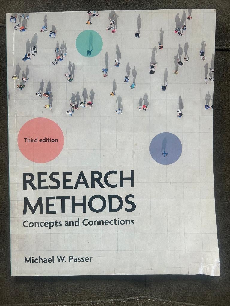 Research Methods, Ophalen of Verzenden, Beta, Gelezen, WO