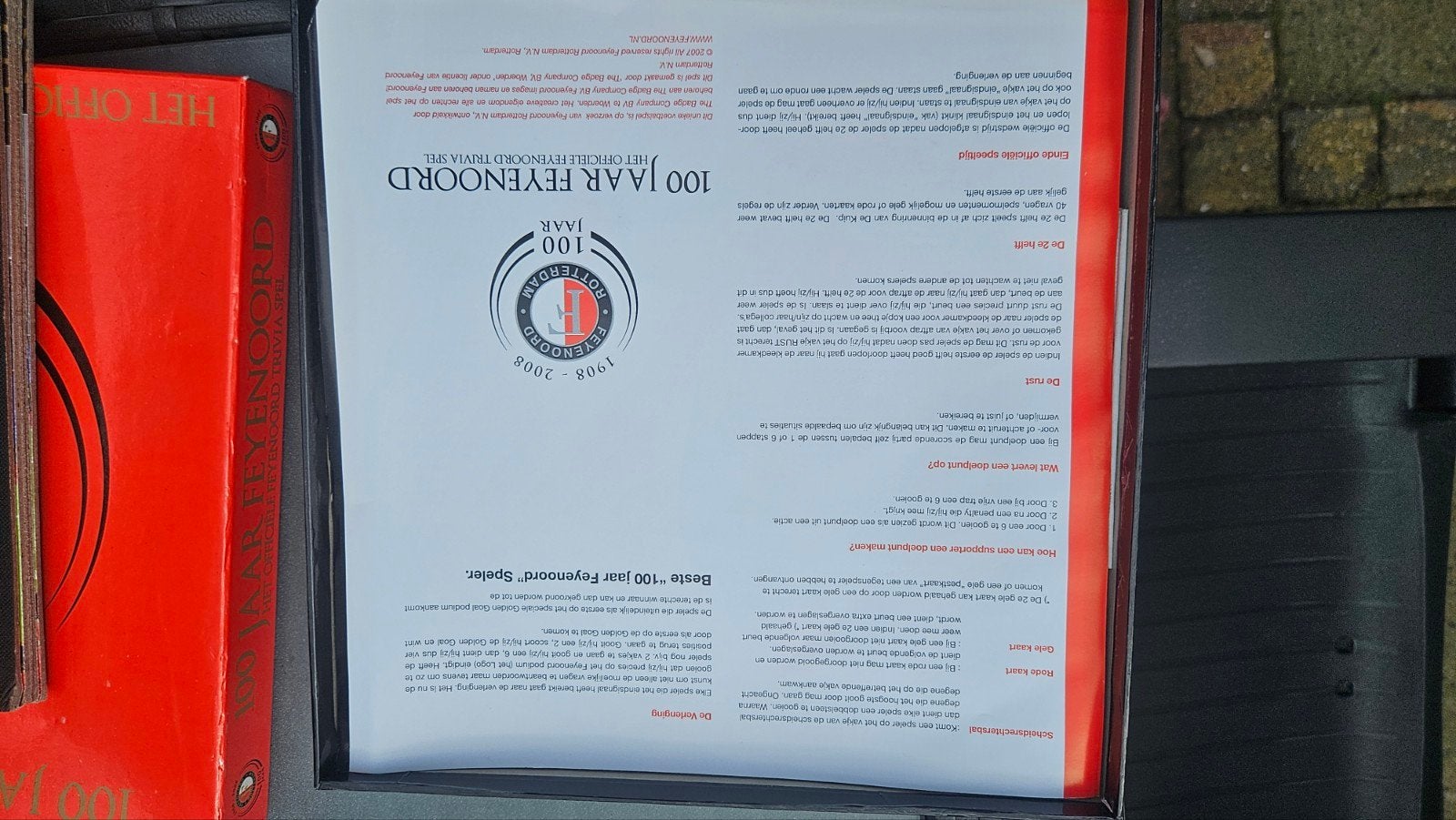 Feyenoord Trivia spel, Ophalen, Nieuw, Overige typen
