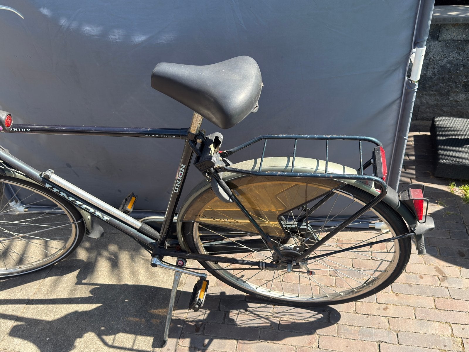 Union Sphinx Herenfiets, Gebruikt, Velgrem, Versnellingen, 57 tot 61 cm