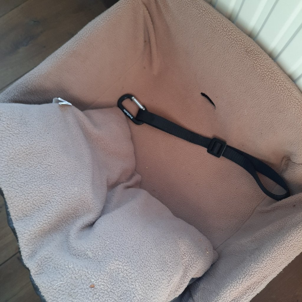 Mandje hond, Ophalen, Zo goed als nieuw, Hondenautostoel