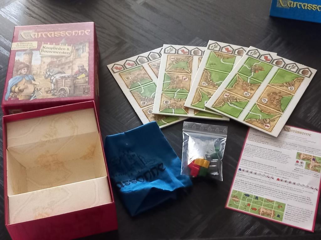Carcassonne: Kooplieden & Bouwmeesters Uitbreiding nieuw, Hobby en Vrije tijd, Gezelschapsspellen | Bordspellen, Hans im Glück