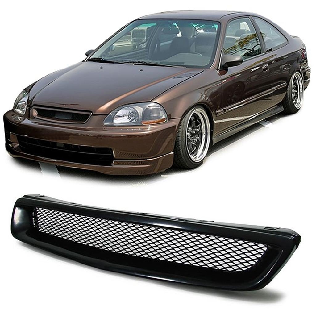 Sport Grill Honda Civic EJ EK [1995-1998] Mesh Design Zwart, Auto diversen, Tuning en Styling, Verzenden, Automotive Parts, A.parts@hotmail.nl