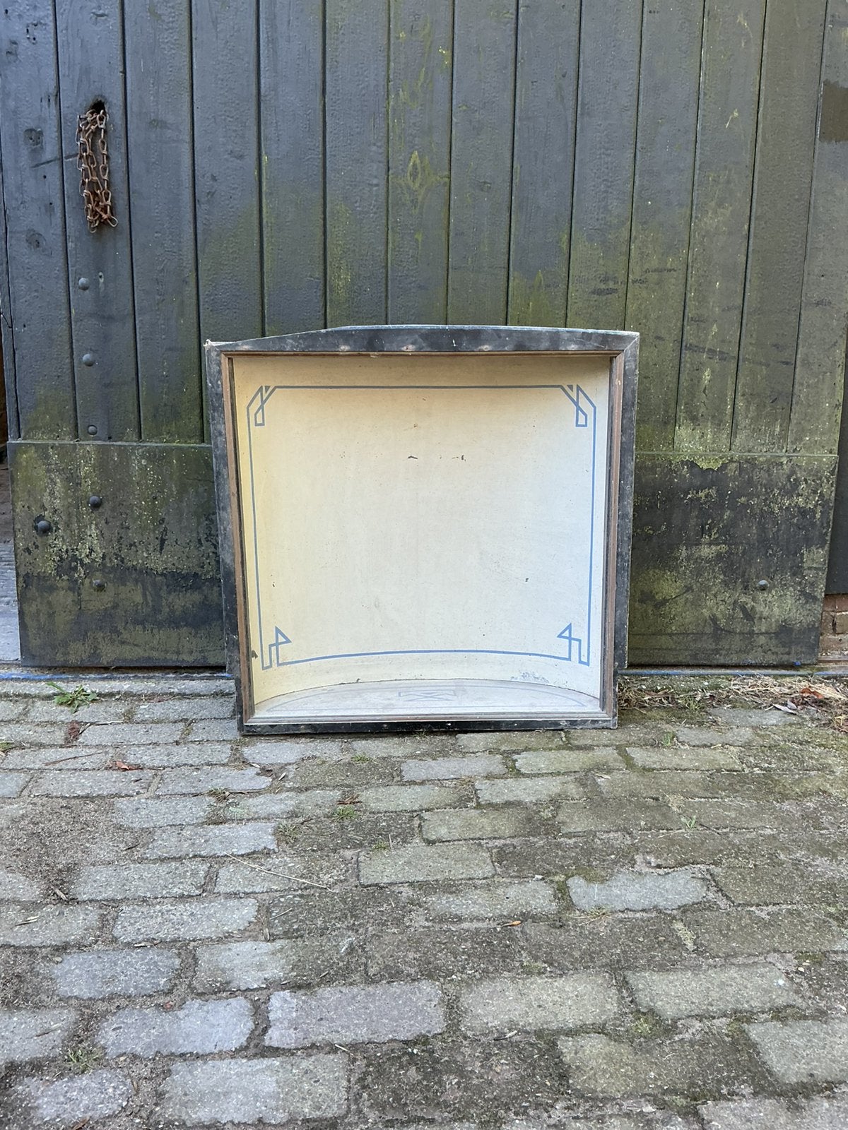 Antiek art deco schouw kist, zeer decoratief, Ophalen