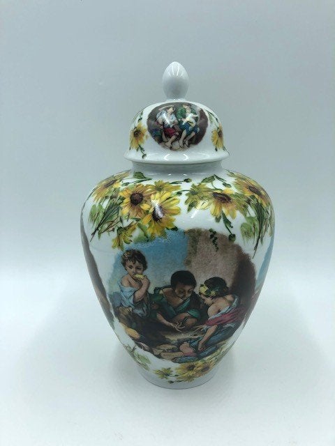 Royal Schwabap Dekselvaas., Antiek en Kunst, Ophalen of Verzenden