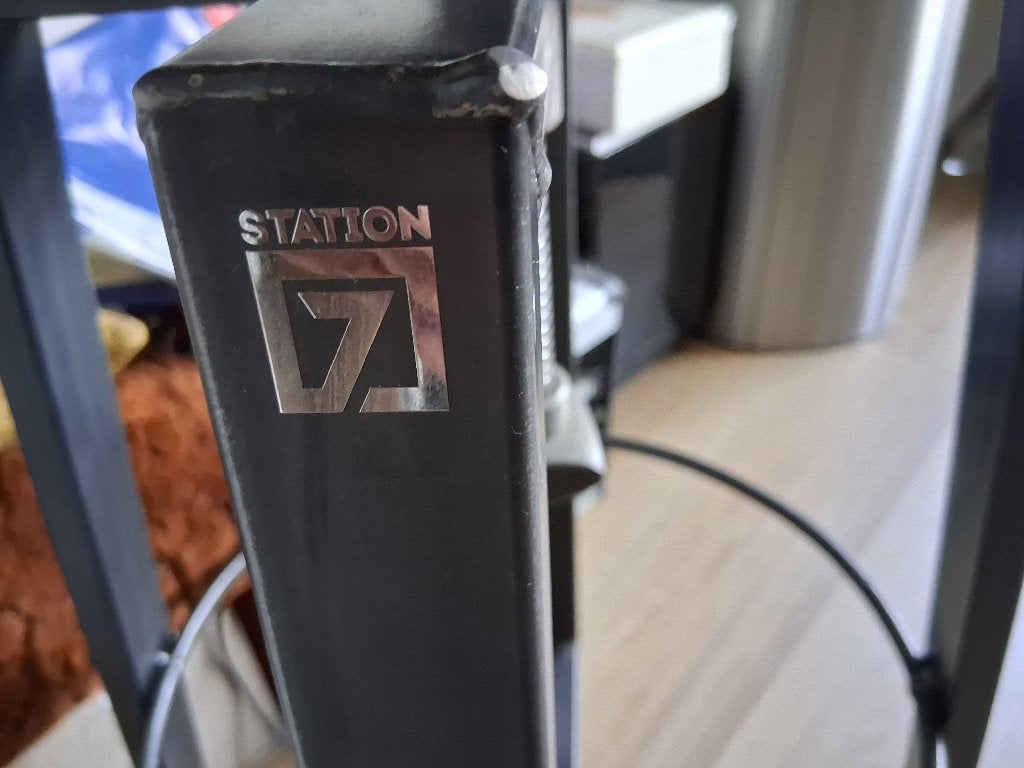 Industriele Barkrukken STATION 7, Huis en Inrichting, Ophalen, In hoogte verstelbaar, 60 tot 90 cm, Zo goed als nieuw