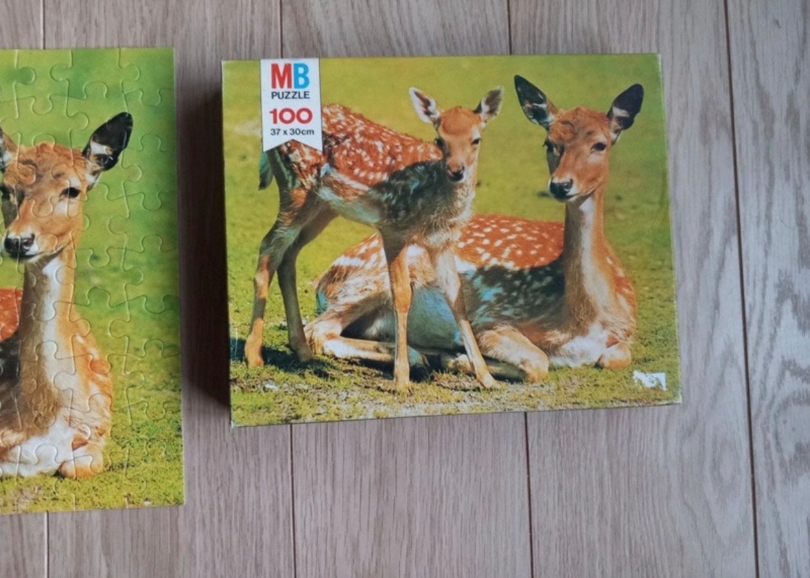 Herten Puzzel, Ophalen of Verzenden, Minder dan 500 stukjes, Zo goed als nieuw, Legpuzzel
