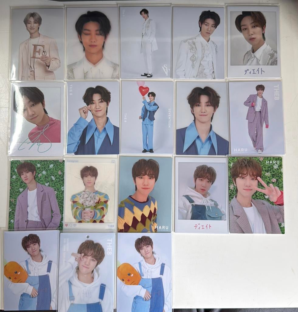 seventeen the8 minghao photocard, Ophalen of Verzenden, Zo goed als nieuw, Foto of Kaart