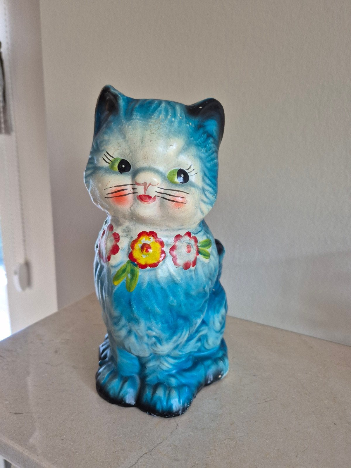 Grote vintage poes spaarpot, Ophalen of Verzenden