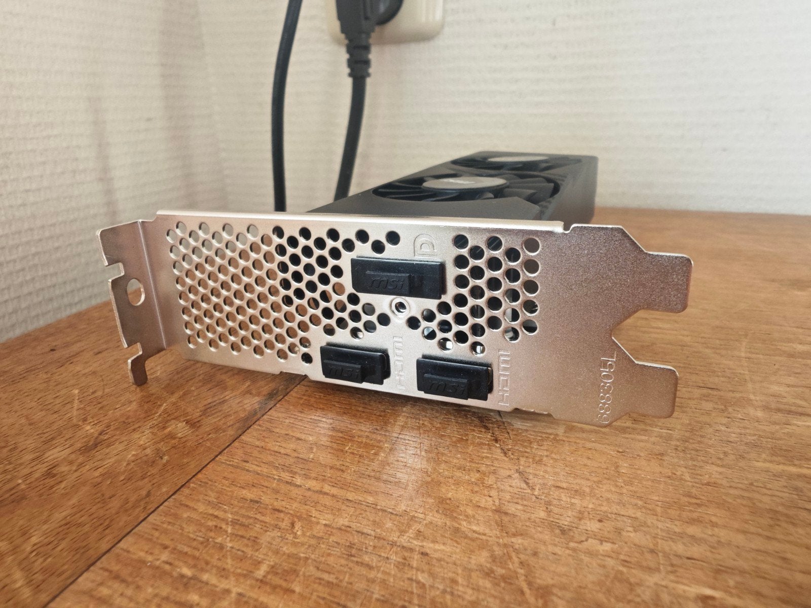 MSI GeForce RTX 3050 6GB Low Profile met kleine bracket, Computers en Software, GDDR6, PCI-Express 4, Ophalen of Verzenden, Zo goed als nieuw