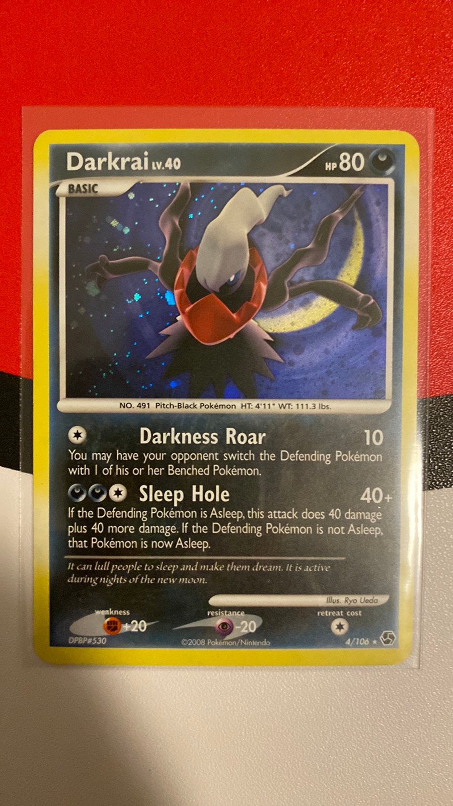 Darkrai 4/106, Ophalen of Verzenden, Zo goed als nieuw