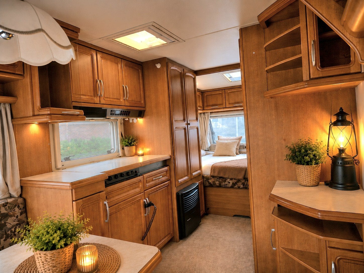 caravan, nette Hobby 495 UF met mover, voortent, luifel, Mover, Vast bed, Rondzit, Hobby