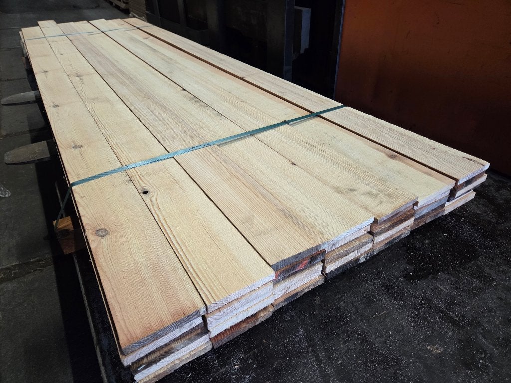 40 stuks Lariks planken 12x120x3050mm - 195 euro alles, Ophalen of Verzenden, Gebruikt, 250 cm of meer, Planken