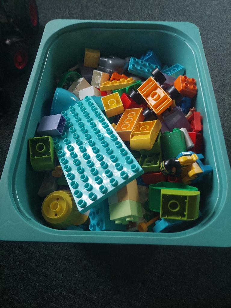 Duplo met o.a. balans en balanceer boom en auto was straat, Overige typen, Ophalen of Verzenden, Zo goed als nieuw, Duplo