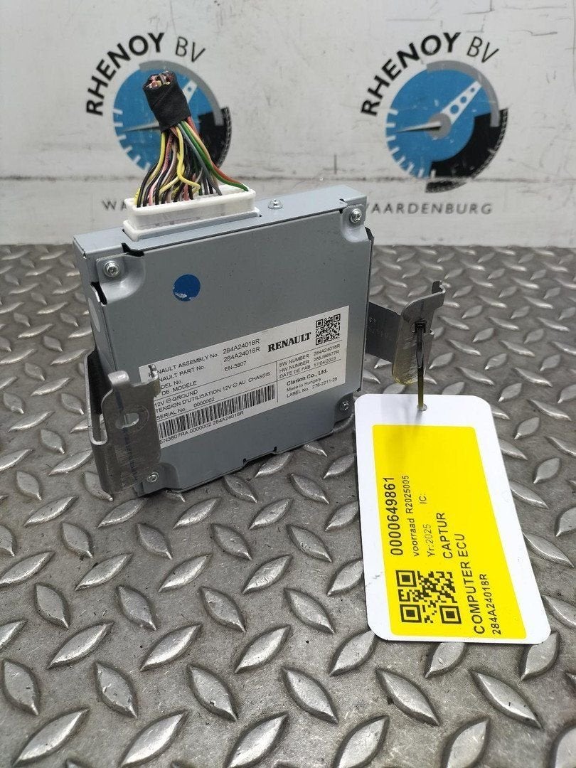 RENAULT CAPTUR COMPUTER ECU 284A24018R 2025, Auto-onderdelen, Elektronica en Kabels, Gebruikt, ARN erkend, Stiba lid, Erkend duurzaam