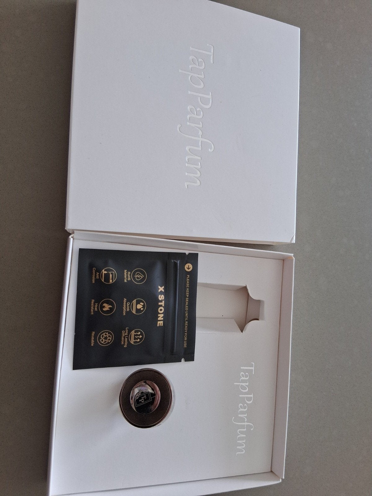 Tap Parfum Autohouder met Nieuwe Steen, Ophalen of Verzenden, Zo goed als nieuw