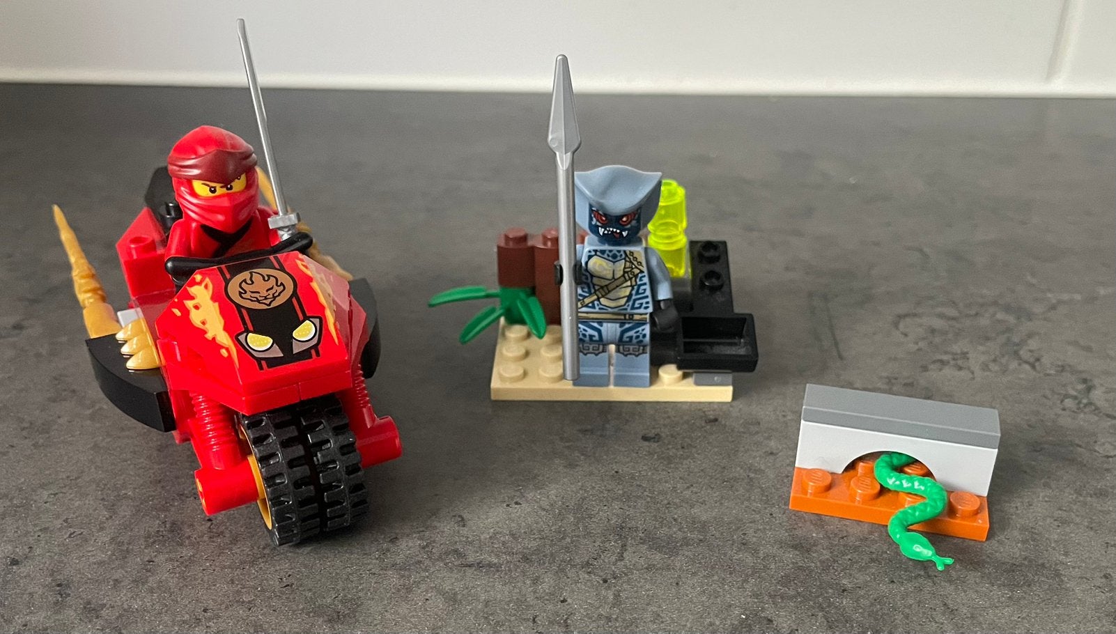 Lego Ninjago 71734 Kai’s Blade Cycle, Ophalen of Verzenden, Zo goed als nieuw