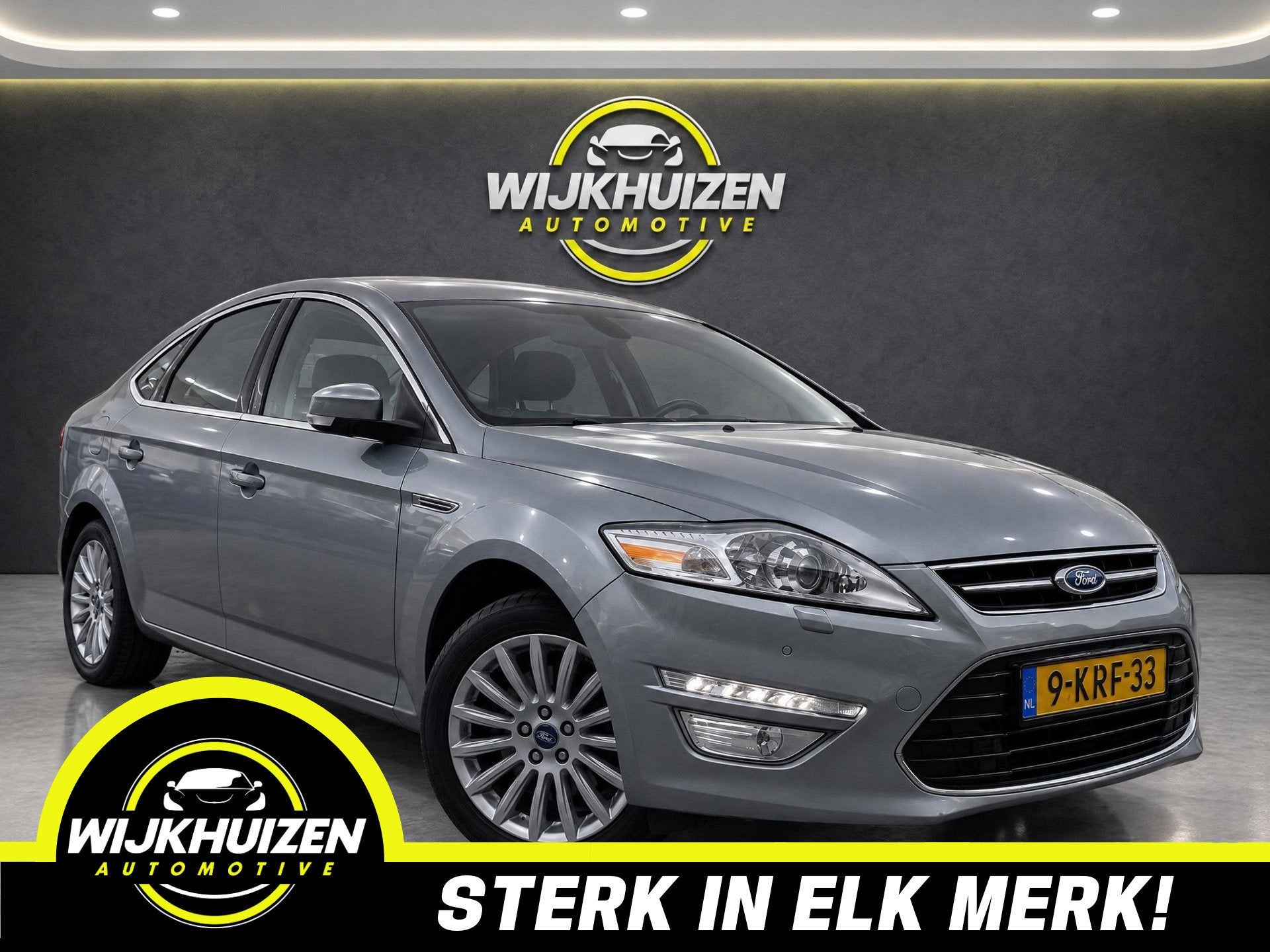 Ford Mondeo 1.6 EcoBoost Platinum met Leder ! Navigatie ! Sc, Auto's, Voorwielaandrijving, Gebruikt, Zwart, 4 cilinders