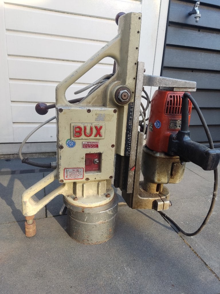 Bux Kolomboormachine met Fein Boormachine, Ophalen, Gebruikt, 600 watt of meer, Kolomboormachine