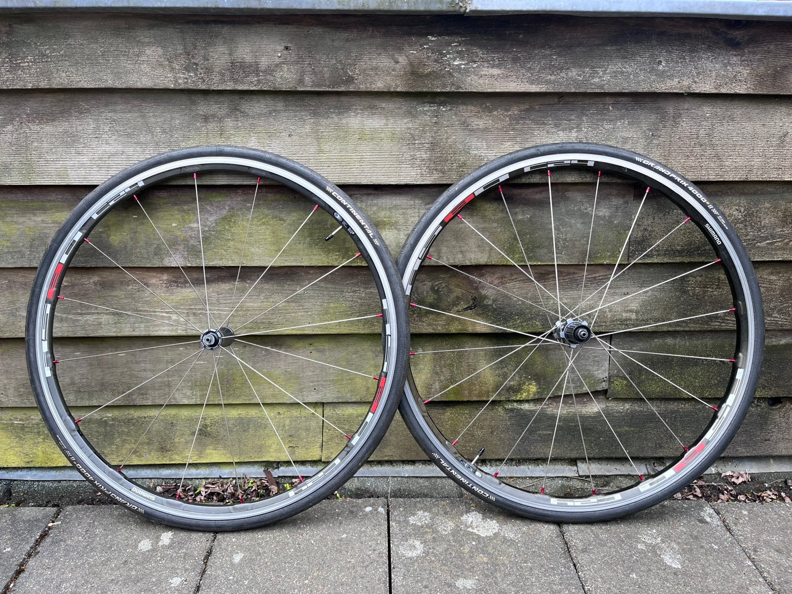 Shimano WH-RS80 A C24 Carbon/Aluminium Wielset, Fietsen en Brommers, Wiel, Gebruikt, Ophalen of Verzenden, Racefiets