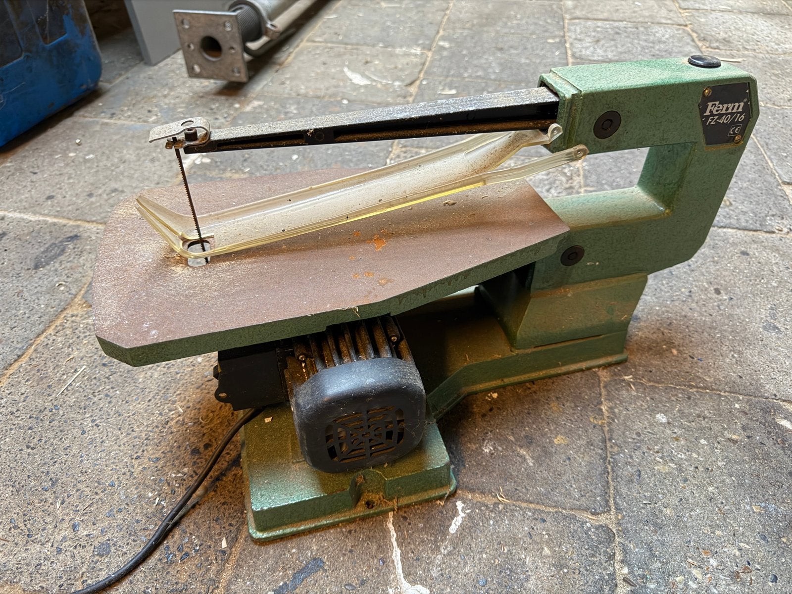 Ferm figuurzaagmachine FZ-40/16, Ophalen, Zo goed als nieuw, 30 tot 70 mm, Figuurzaag