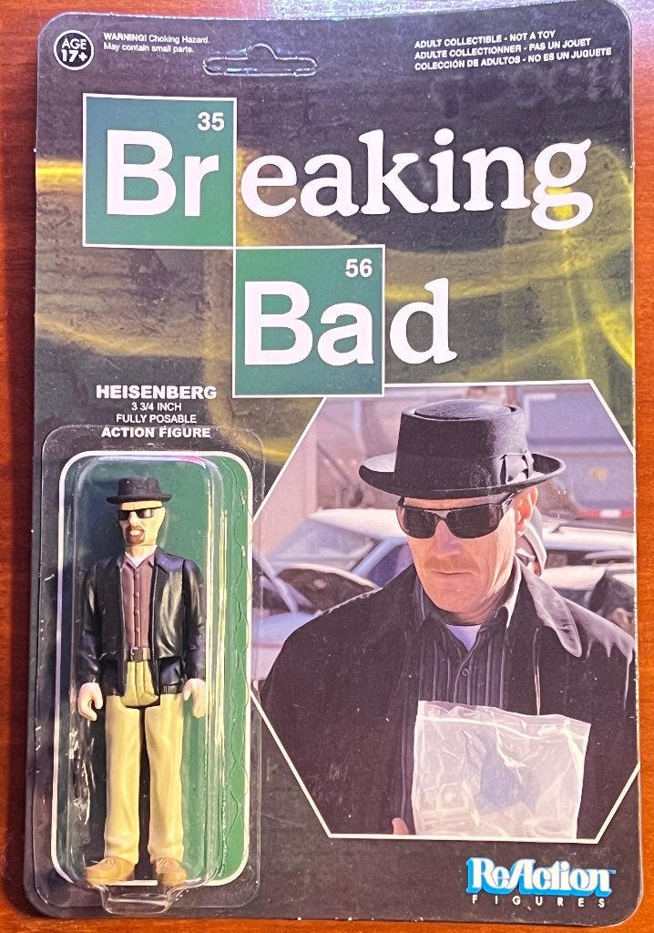Breaking Bad - Heisenberg Funko/Super7/ReAction, Ophalen of Verzenden, Nieuw, Tv, Actiefiguur of Pop