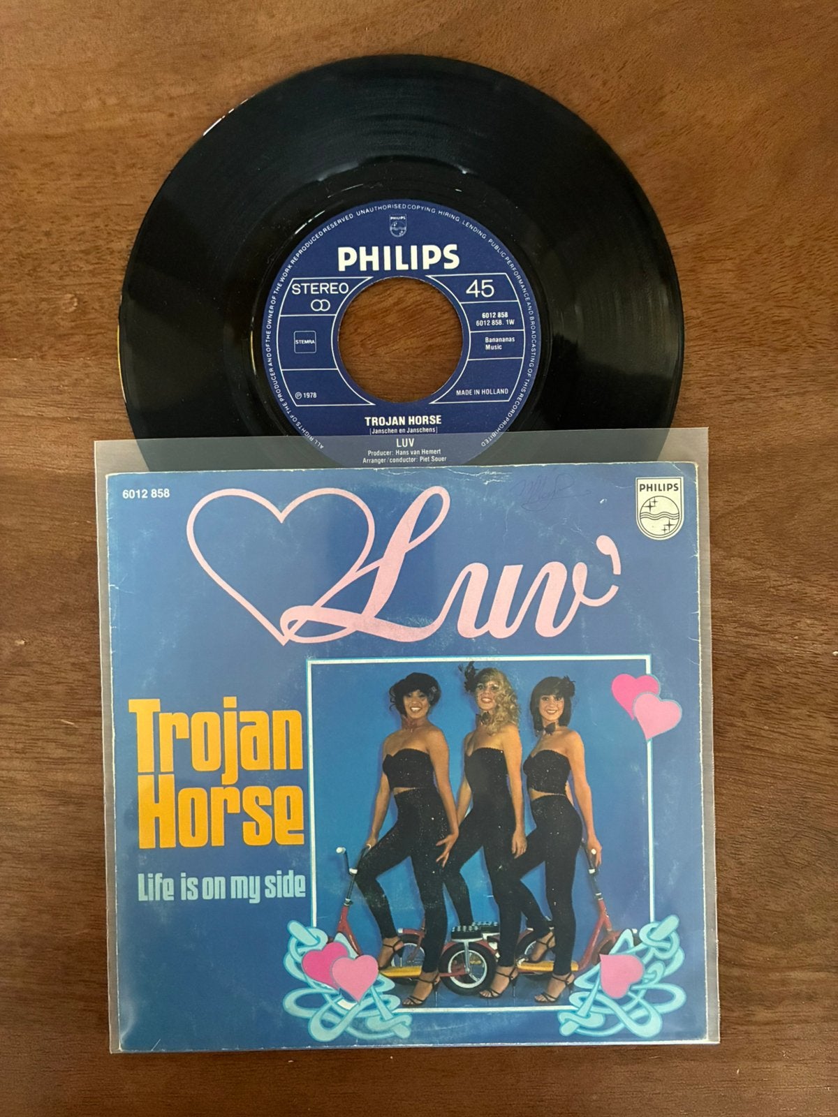 Luv - Trojan horse, Ophalen of Verzenden, 7 inch
