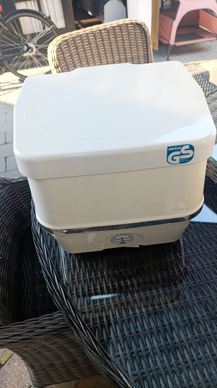 Droogtoilet met zakken - Functioneel en Compact, Caravans en Kamperen, Kampeeraccessoires, Gebruikt, Ophalen