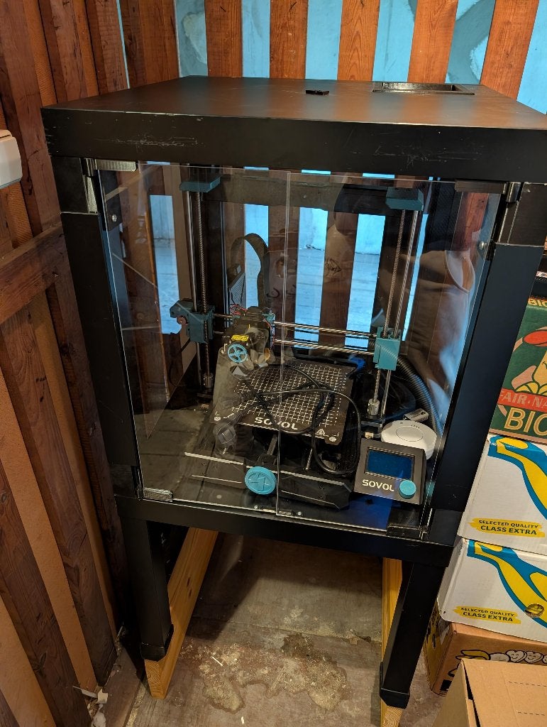 Sovol SV06 met custom lack enclosure 3D printer, Ophalen, Gebruikt, Filament, Sovol