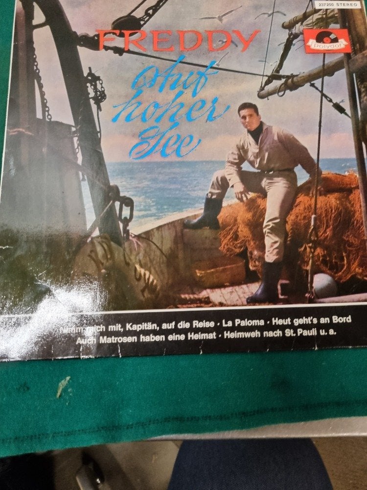 lp freddy quinn auf hoher see, Cd's en Dvd's, Ophalen of Verzenden