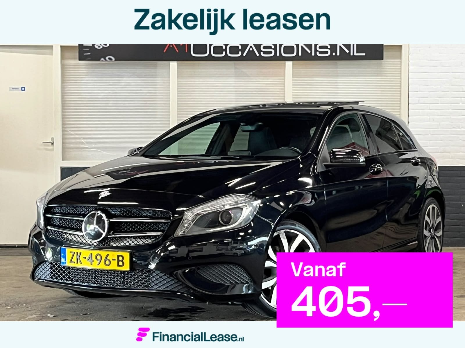 Mercedes-Benz A-Klasse 200 Prestige PANODAK!, Gebruikt, Zwart, 1595 cc, Bedrijf