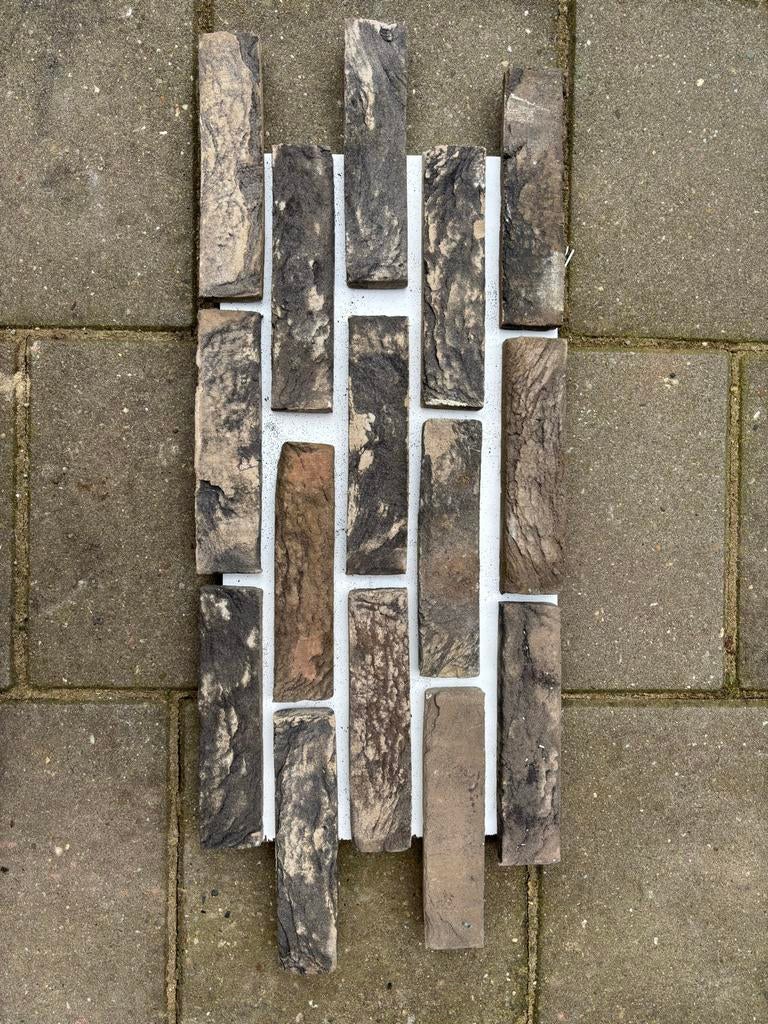 Steenstrips waalformaat, circa 720 stuks, ruim 9,5m2, Overige materialen, Wandtegels, Nieuw, 20 tot 40 cm
