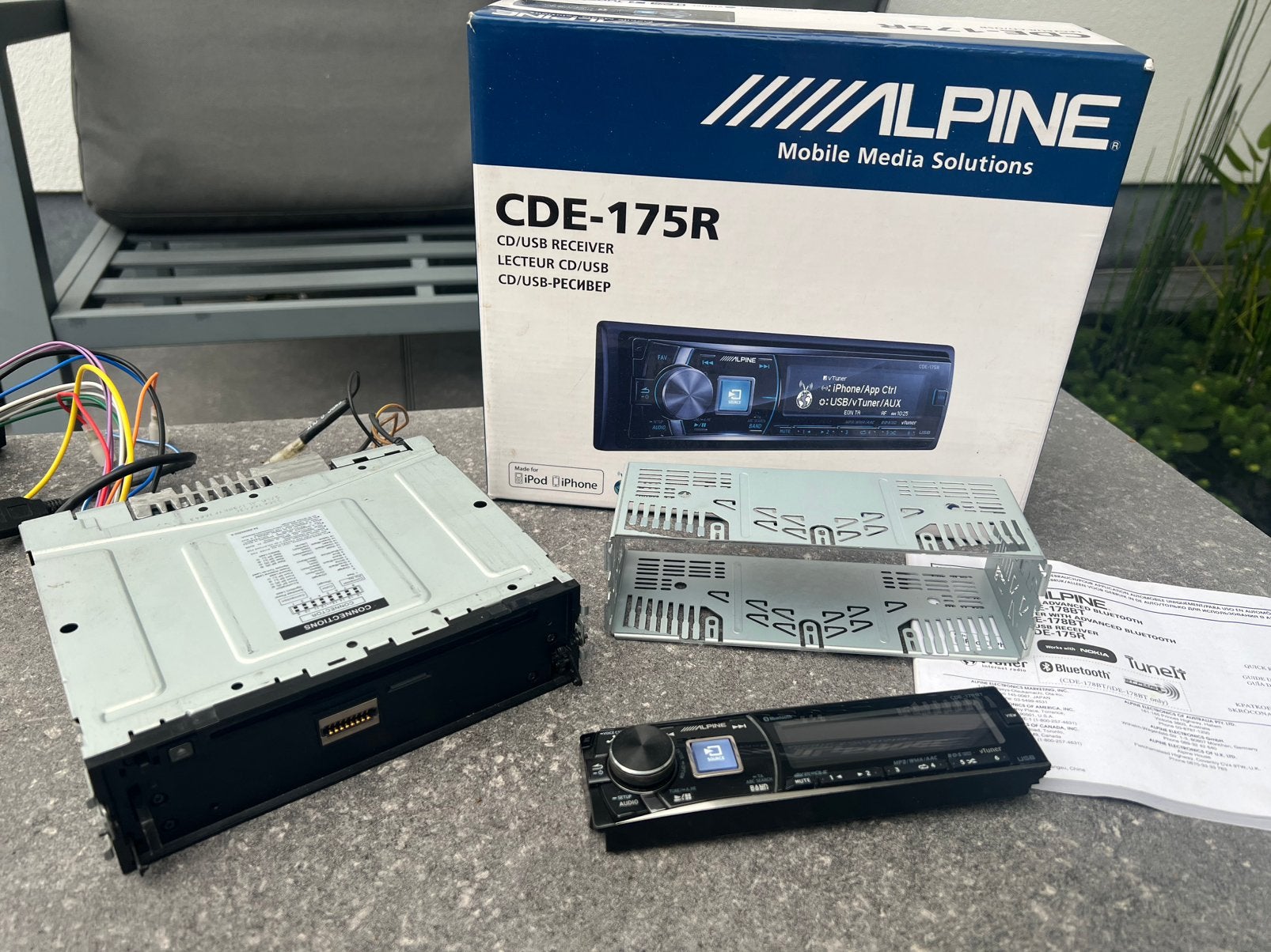 Alpine CDE-175R, Auto diversen, Ophalen, Gebruikt