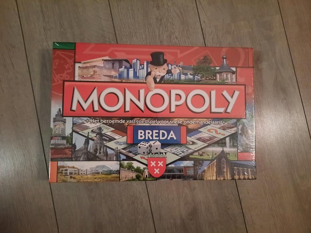 Monopoly Breda Editie - Zo goed als nieuw, Vijf spelers of meer, Ophalen of Verzenden, Zo goed als nieuw, Hasbro