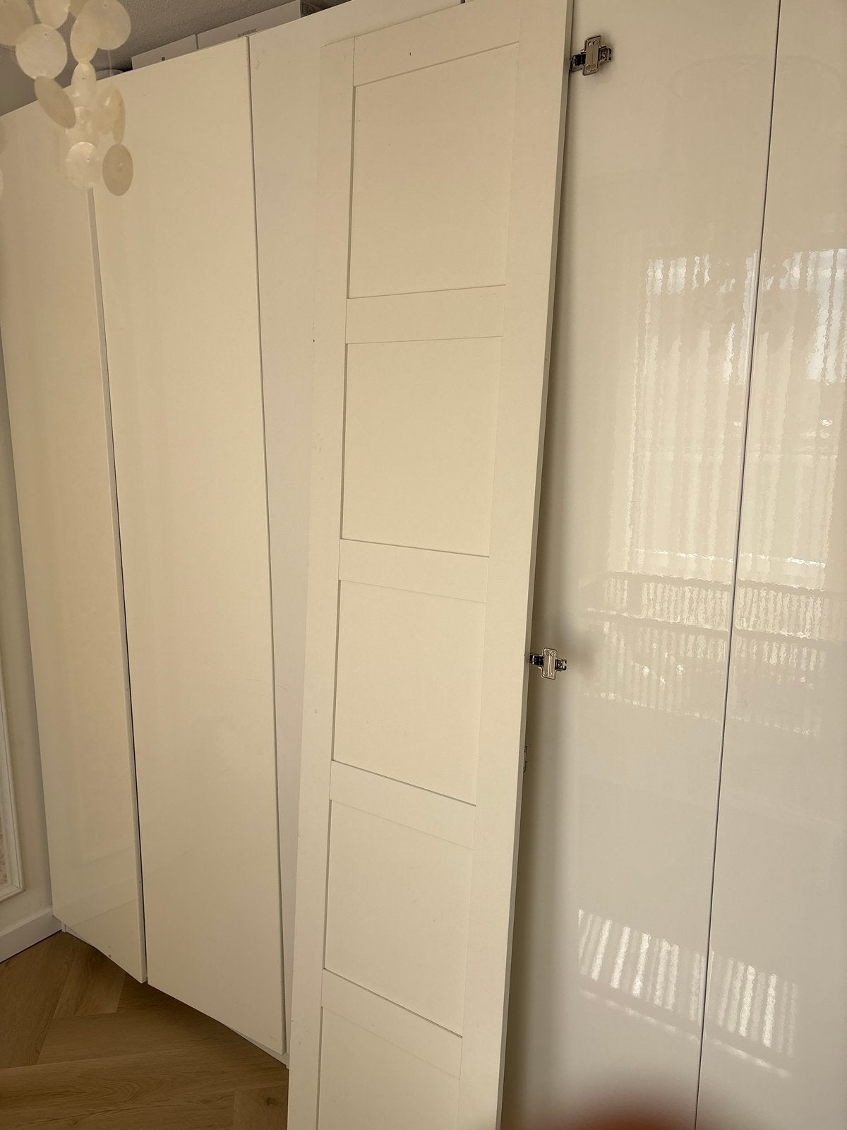 IKEA Pax Kastdeur met Vakjes - Wit, Gebruikt, 200 cm of meer, Minder dan 25 cm, Overige houtsoorten