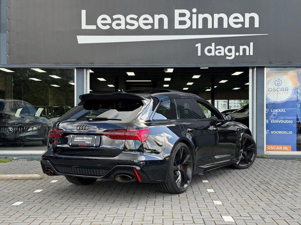 Audi A6 Avant RS 6 TFSI quattro Pano/Head Up/Carbon, Auto's, Audi, Automaat, Gebruikt, 600 pk, Leder