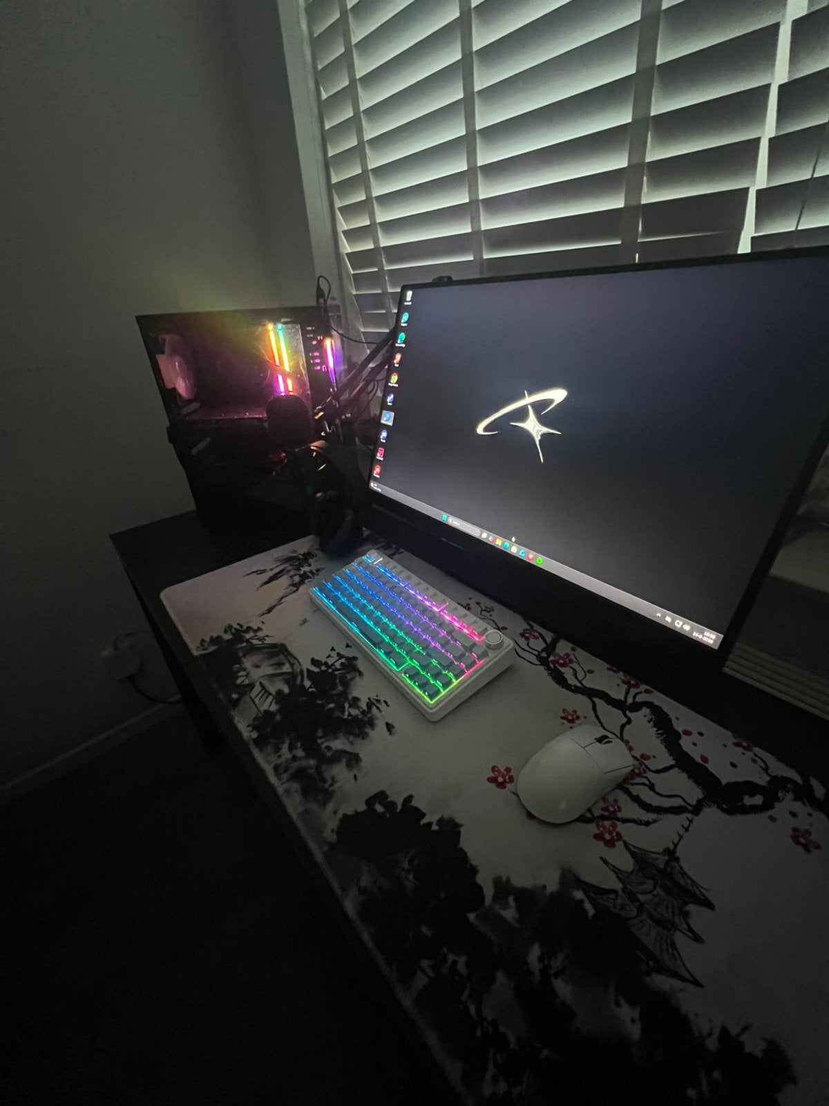 Gaming Setup + Pc, Computers en Software, Ophalen, Zo goed als nieuw, Gaming, SSD