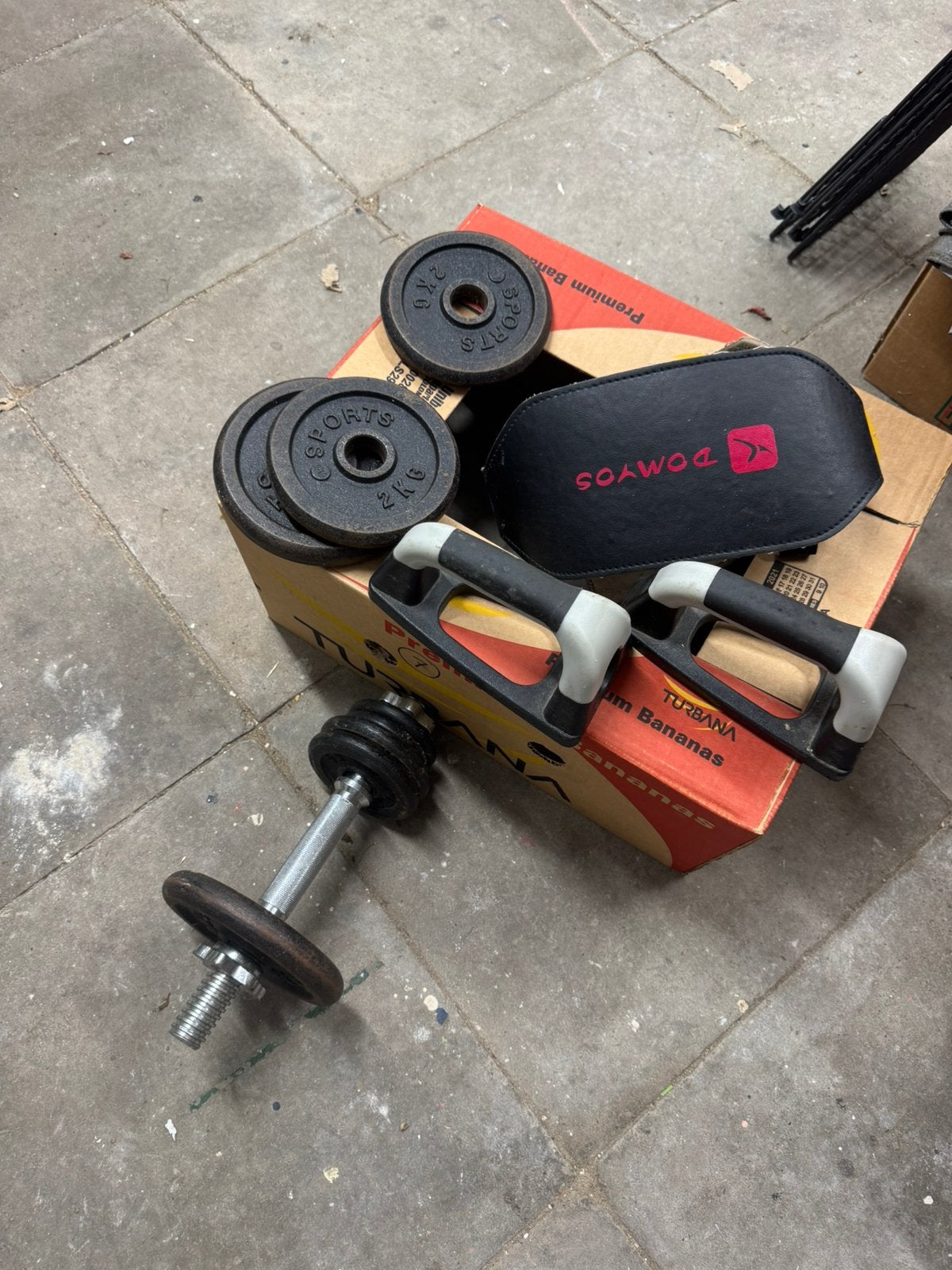 Fitness set, Sport en Fitness, Ophalen, Zo goed als nieuw