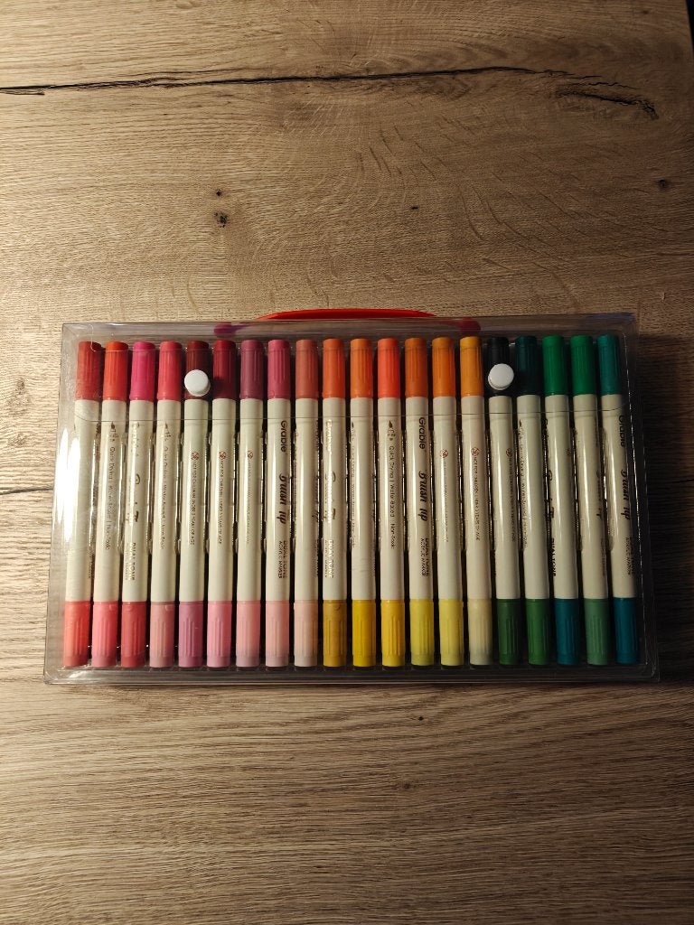 Grabie acrylic markers 120 kleuren, Ophalen of Verzenden, Nieuw, Potlood of Stift