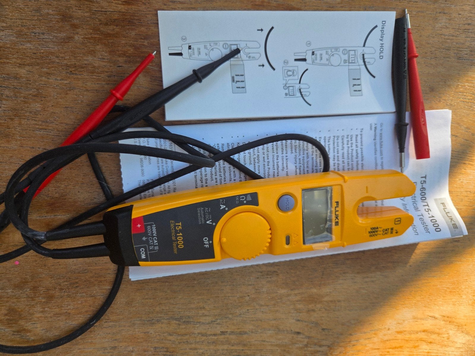 Fluke T5-1000 Elektrische Tester/spanning tester/multimeter, Ophalen of Verzenden, Nieuw, Multimeter