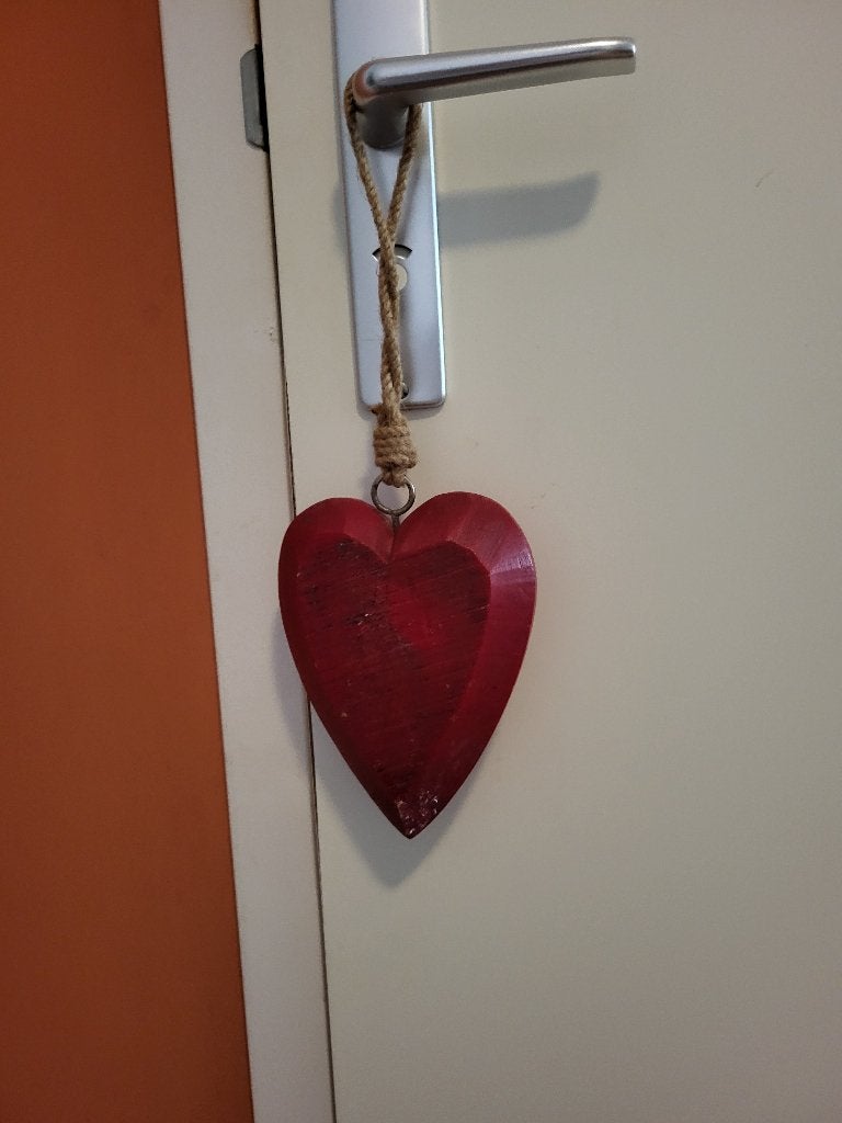 Mooie handgemaakte houten hart, Huis en Inrichting, Ophalen, Zo goed als nieuw