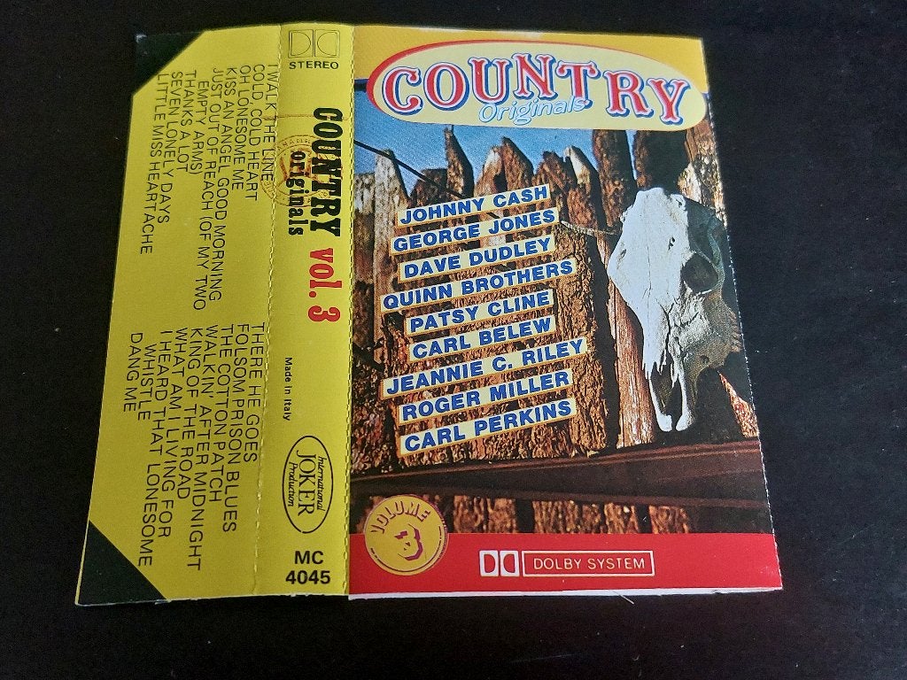COUNTRY ORIGINALS VOL. 3 (MC), 1 bandje, Ophalen of Verzenden, Zo goed als nieuw, Origineel