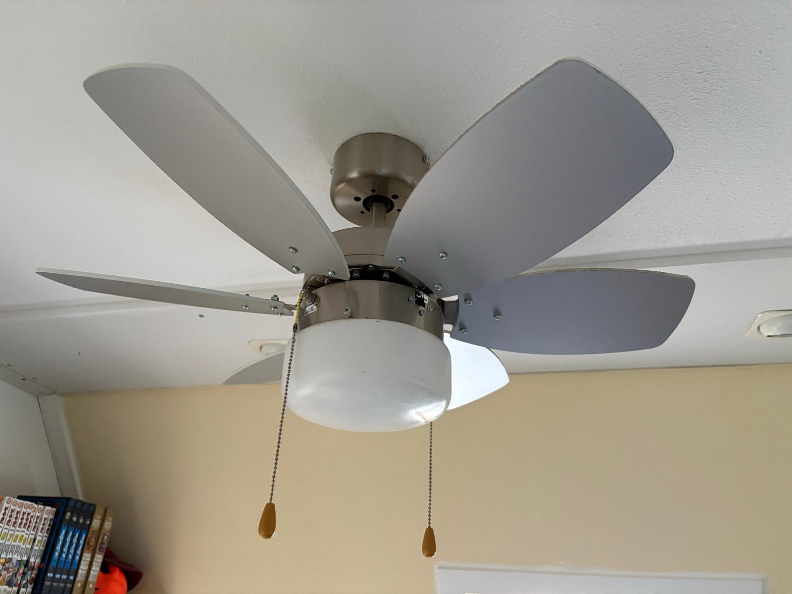 Plafonventilator met verlichting en 2 lichtkleuren, Witgoed en Apparatuur, Ophalen, Gebruikt