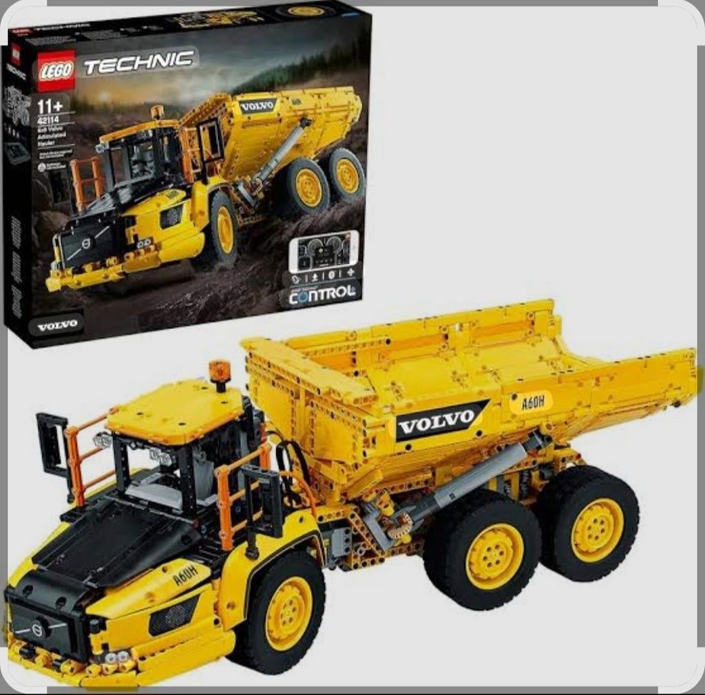 Lego Technic Volvo A60H (42114) - Zonder originele doos, Gebruikt, Lego, Compleet, Ophalen of Verzenden