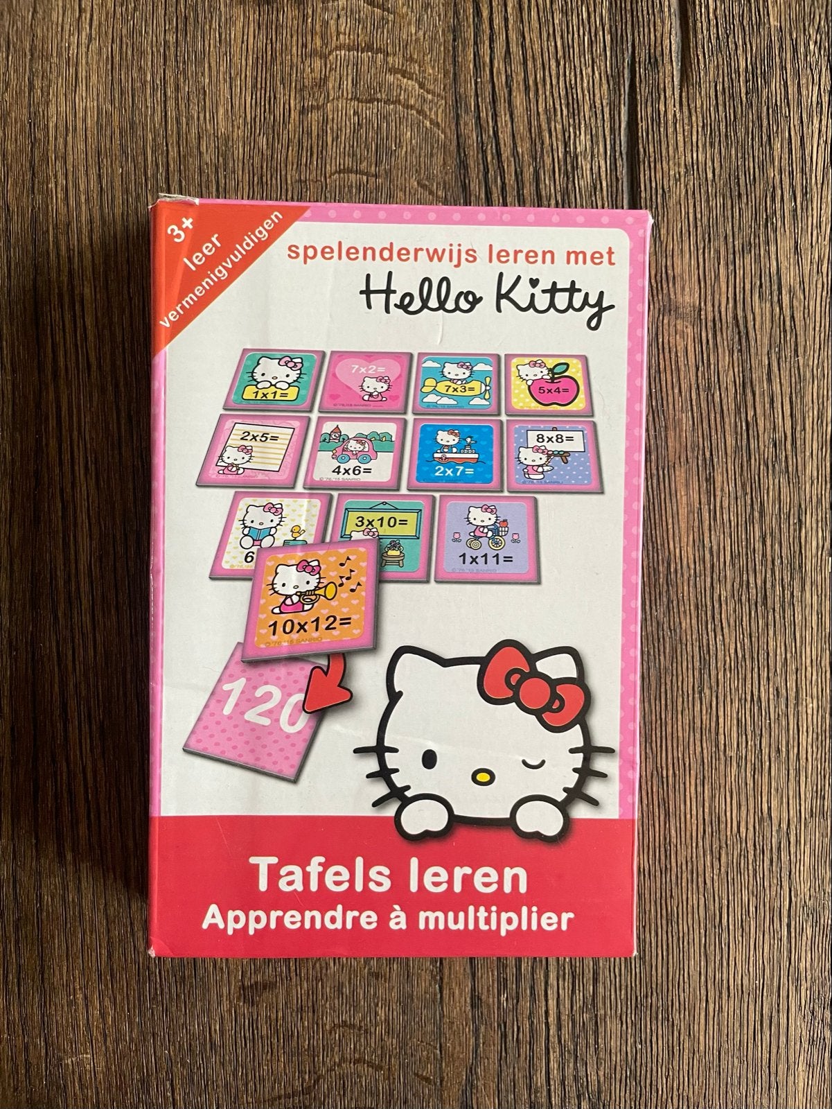 Hello Kitty Tafels Leren, Ophalen of Verzenden, Zo goed als nieuw, Rekenen