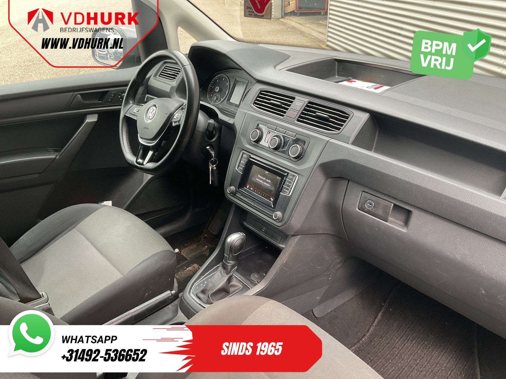 Volkswagen Caddy Maxi 2.0 TDI 100 pk DSG Aut. APK 1-'27/ Rie, Stof, Gebruikt, Euro 6, 4 cilinders