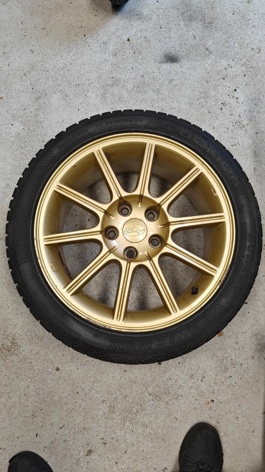 Subaru Impreza WRX STI Velgen 5x114,3 met banden, Ophalen of Verzenden