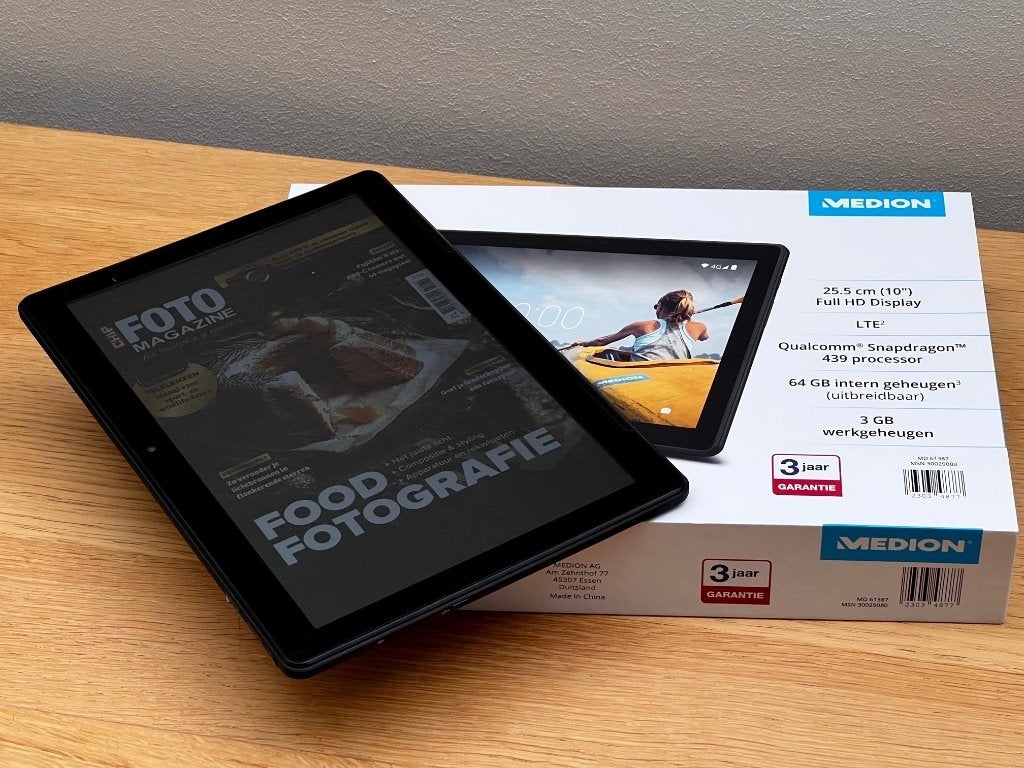 Android Tablet-pc WIFI SIM en GPS MEDION LIFETAB P10710, Medion, Ophalen of Verzenden, Zo goed als nieuw, Gps