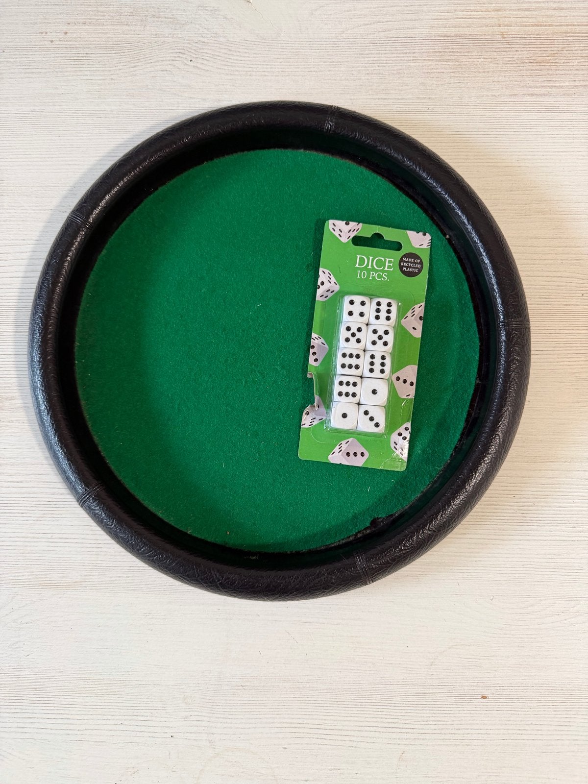 Dobbelsteenbak met 10 dobbelstenen, Een of twee spelers, Ophalen of Verzenden, Nieuw